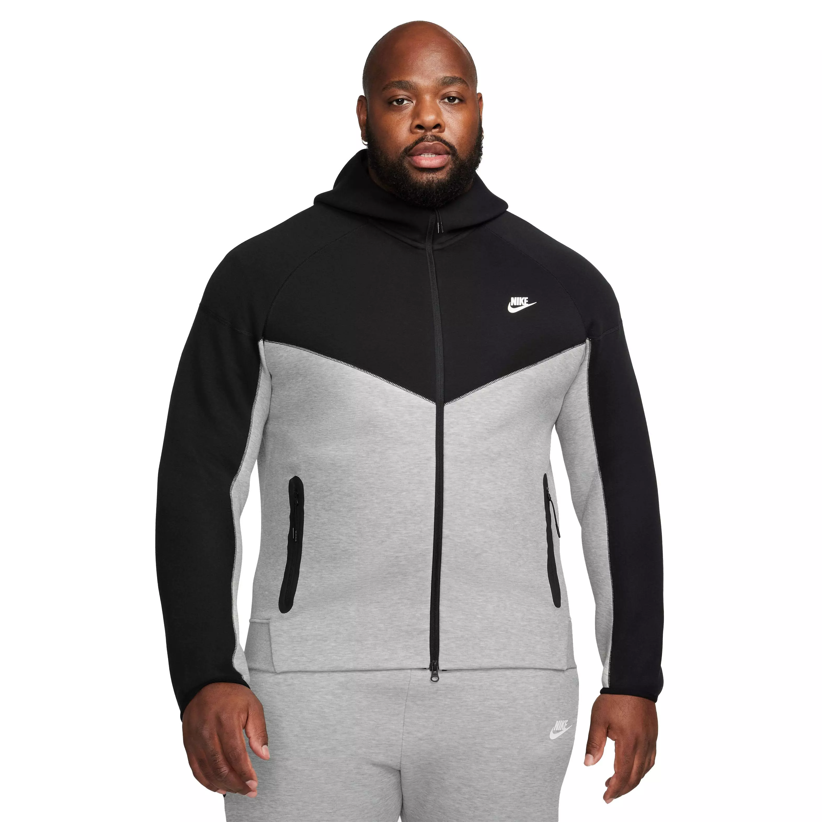 Mens black 2025 nike tech fleece